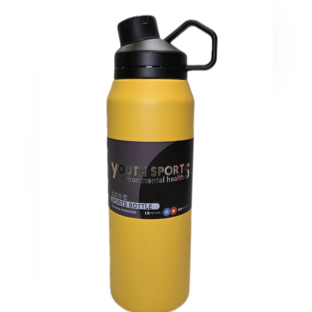 Yellow Sports Bottle